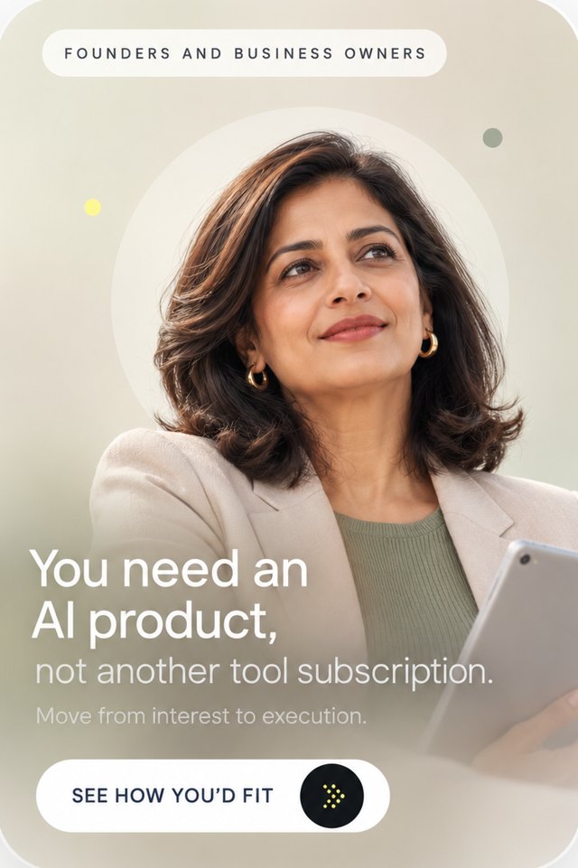 Founders and business owners: You need an AI product, not another tool subscription.