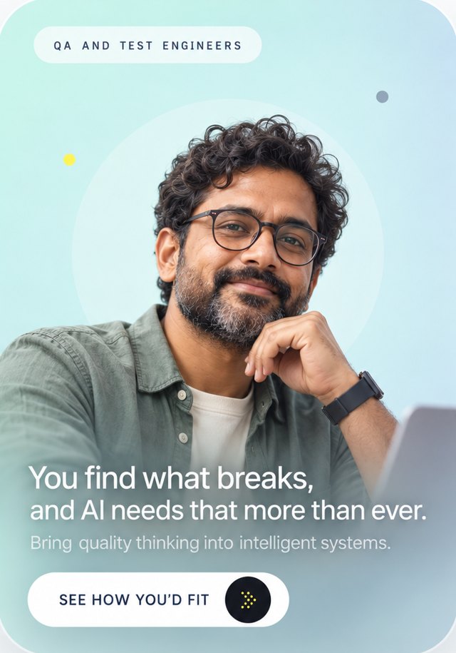 QA and test engineers: You find what breaks, and AI needs that more than ever.